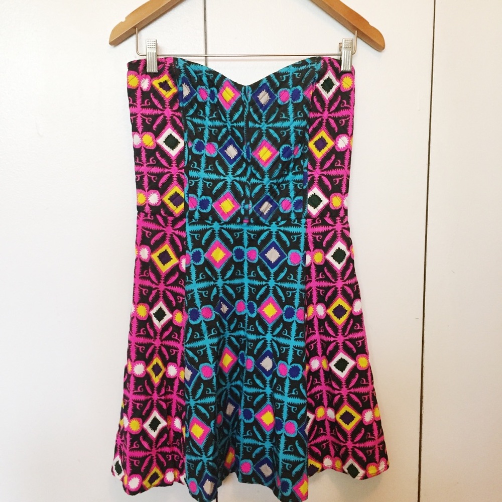 Mara Hoffman Strapless Dress Sz 6